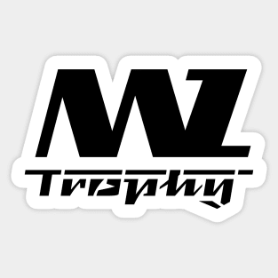 MZ Trophy logo (black) Sticker